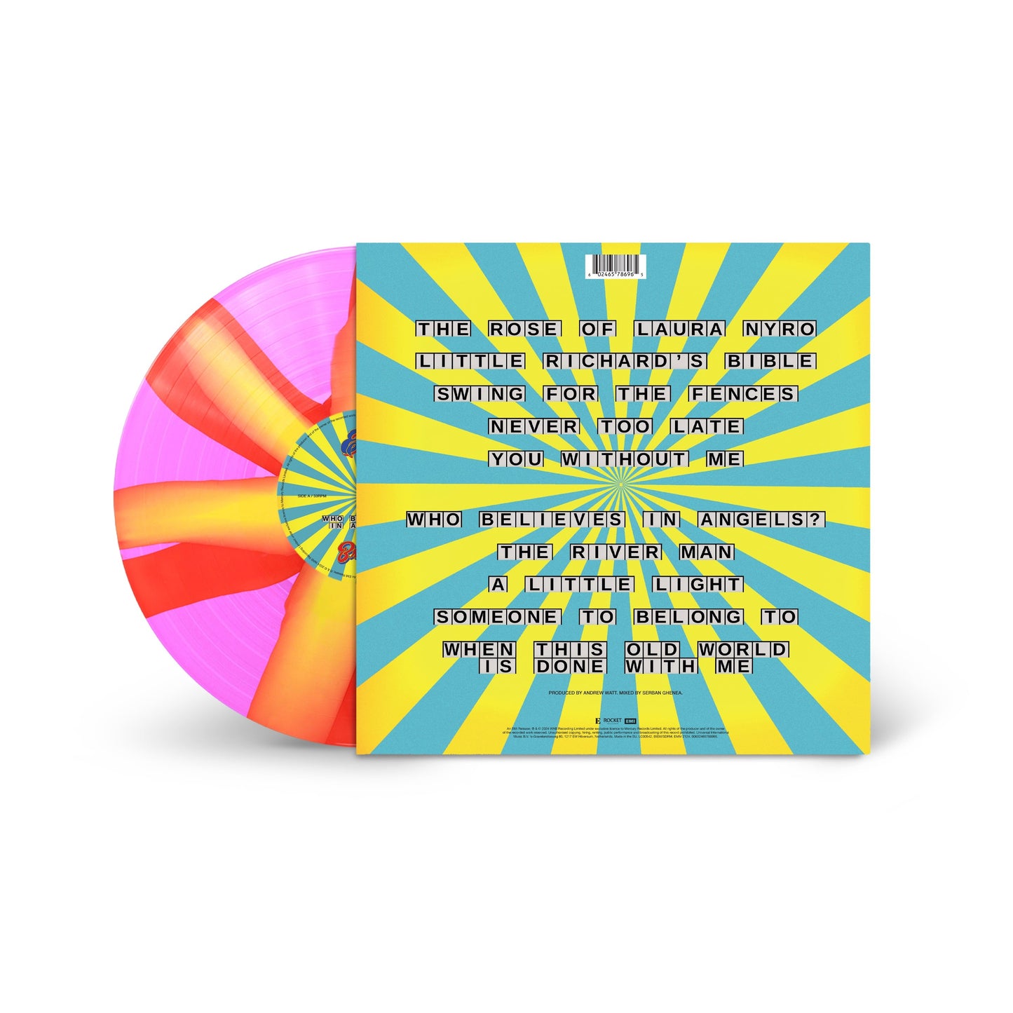 Elton John & Brandi Carlile- Who Believes in Angels? [Pink Spiral LP] (Indie Exclusive Vinyl) { VINYL LP }