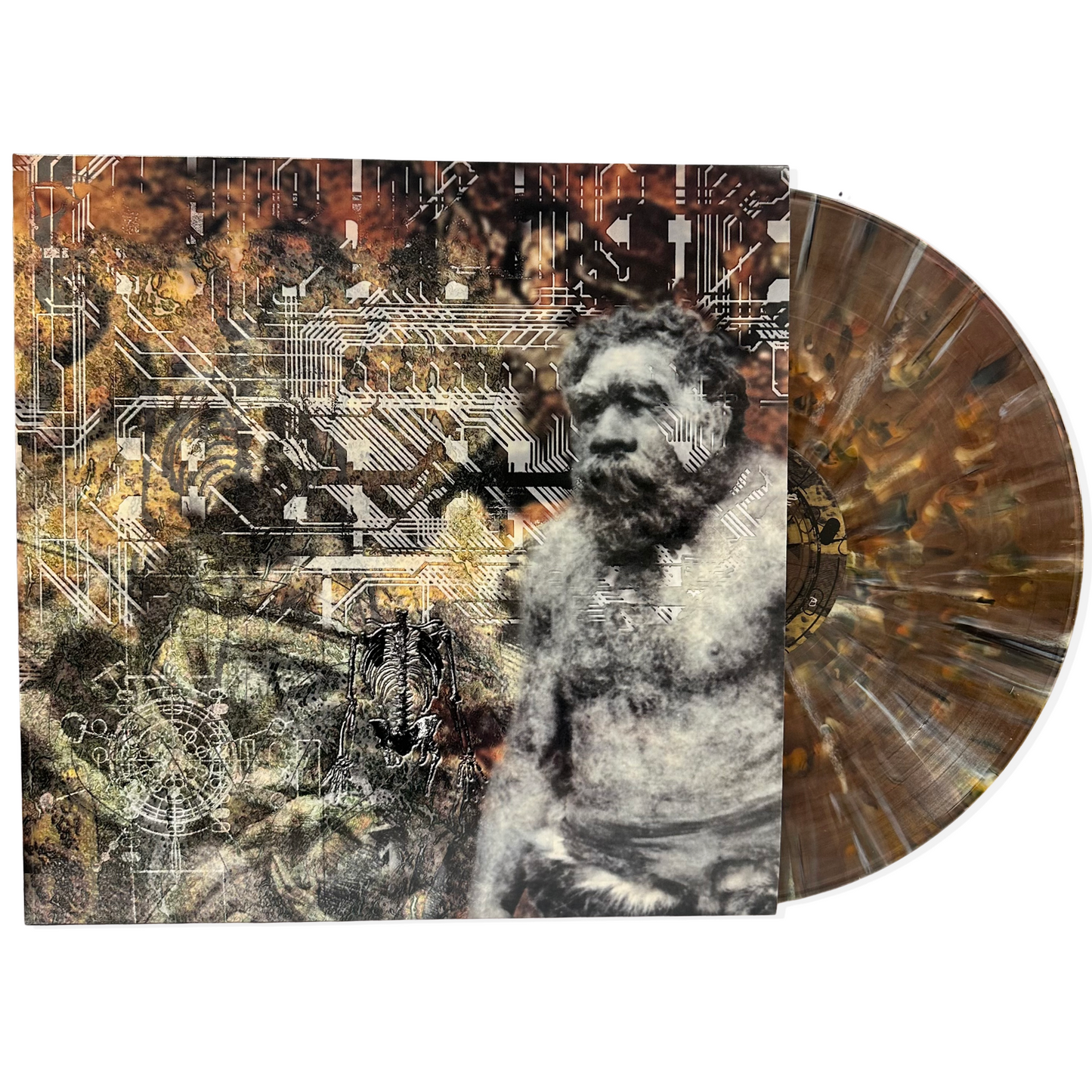 Dissolve- Caveman Of The Future (Clear Orange w/ Black Splatter Vinyl) { VINYL LP }