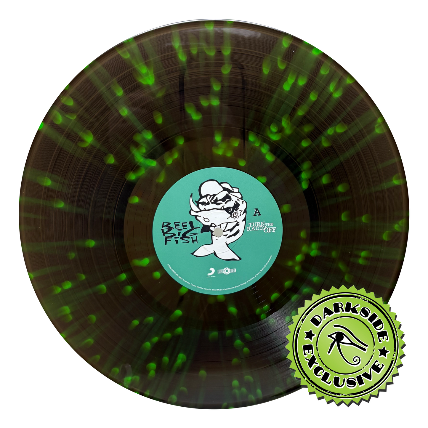 Reel Big Fish- Turn The Radio Off (Darkside Exclusive Black Ice w/ Neon Green Splatter Vinyl) { VINYL LP }