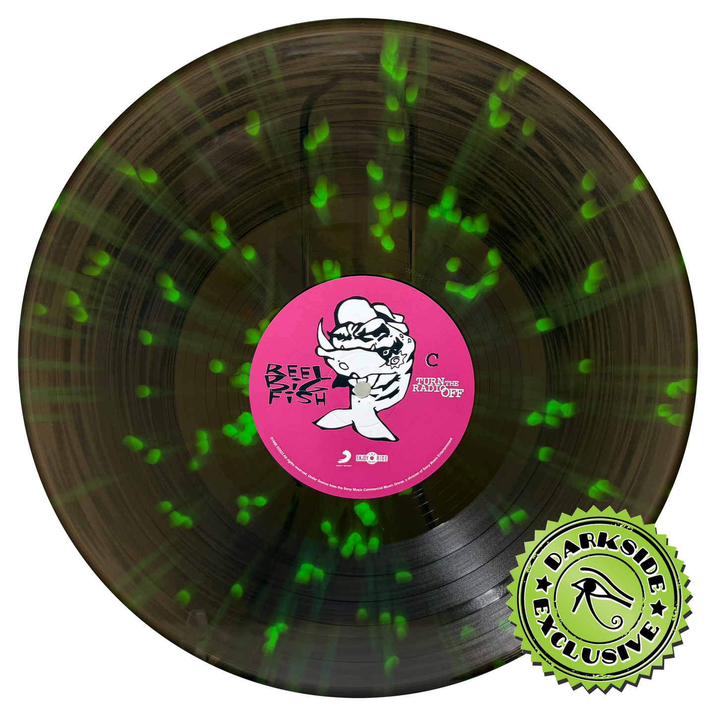 Reel Big Fish- Turn The Radio Off (Darkside Exclusive Black Ice w/ Neon Green Splatter Vinyl) { VINYL LP }
