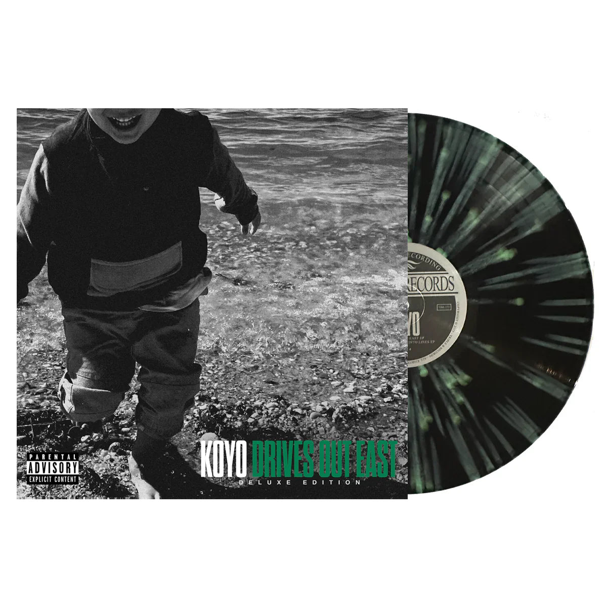 Koyo- Drives Out East Deluxe Edition (Black Ice w/Green Splatter Vinyl) { VINYL LP }