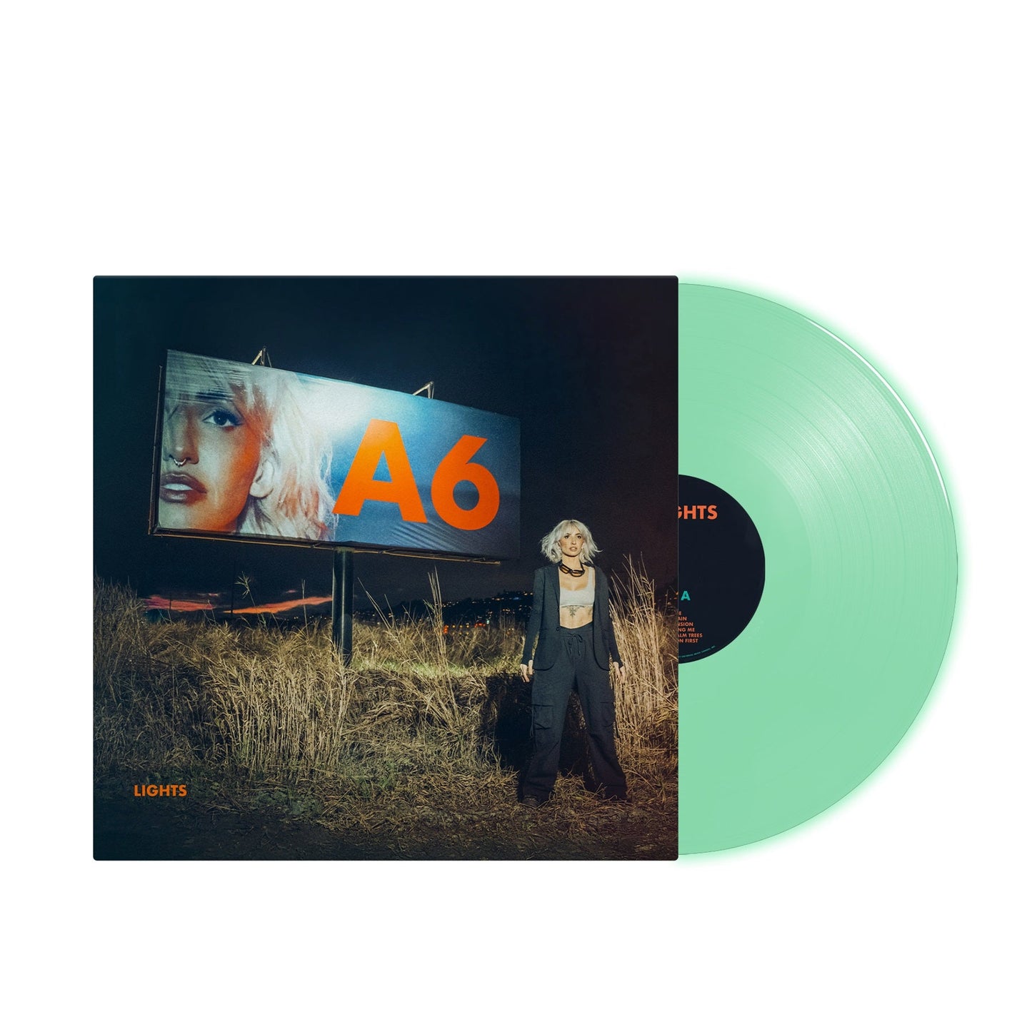 Lights- A6 [Glow-In-The-Dark LP] (Indie Exclusive Vinyl) { VINYL LP }