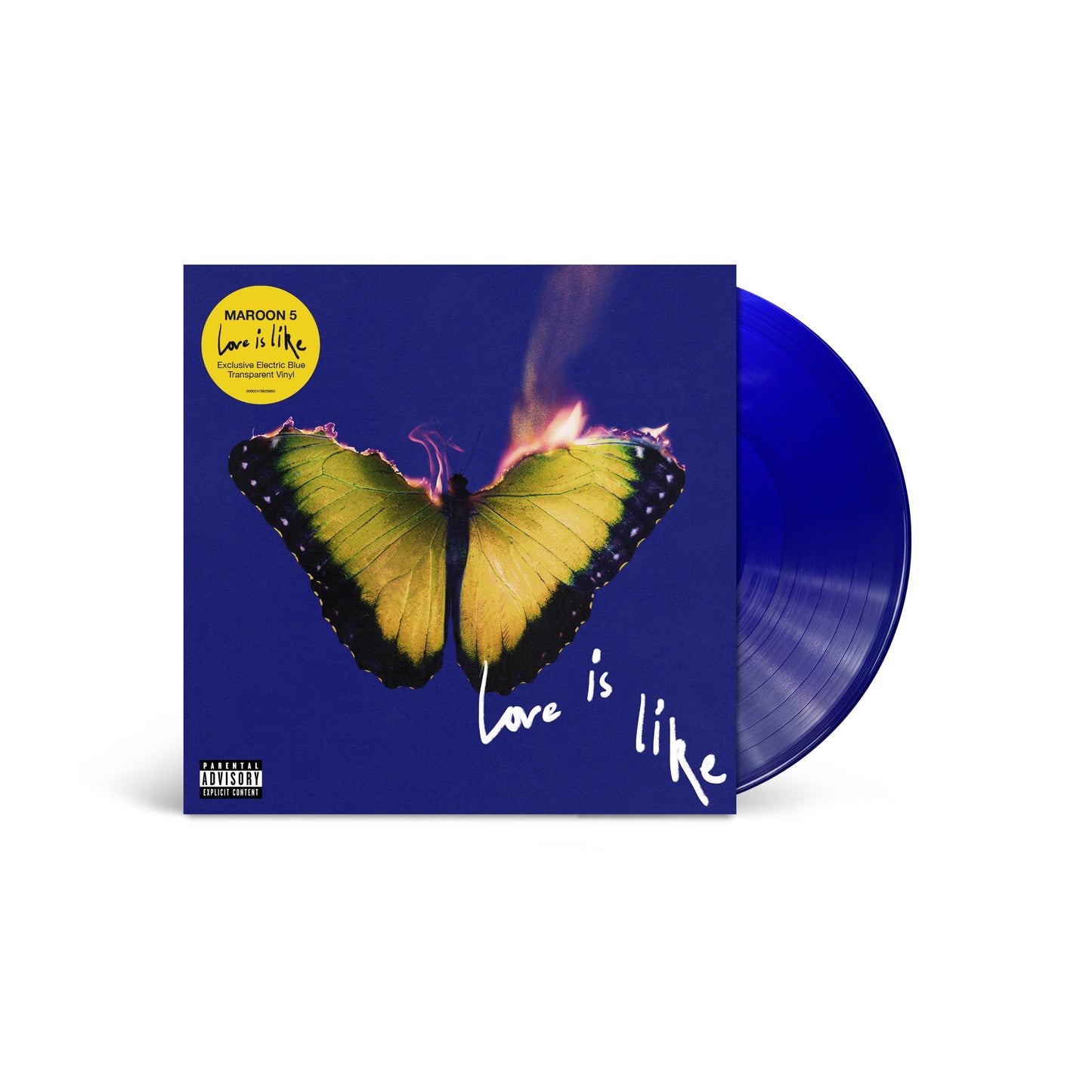 Maroon 5- Love Is Like [Electric Blue Transparent LP] (Indie Exclusive Vinyl) { VINYL LP }