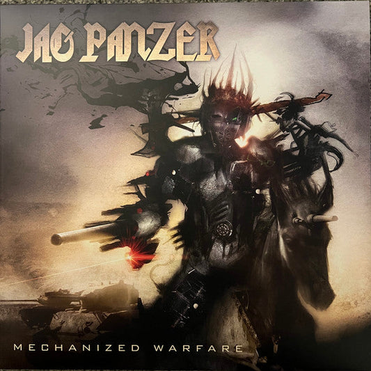 Jag Panzer- Mechanized Warfare - Orange & Black Marble Colored Vinyl { VINYL LP }
