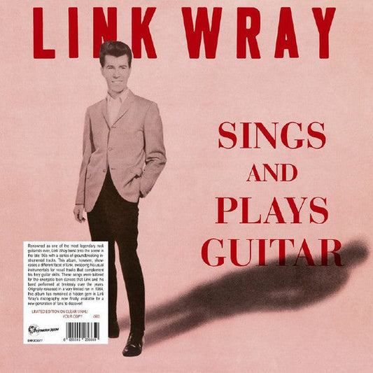 Link Wray- Sings & Plays Guitar [Clear Vinyl] [Limited Edition] (Uk) { VINYL LP }