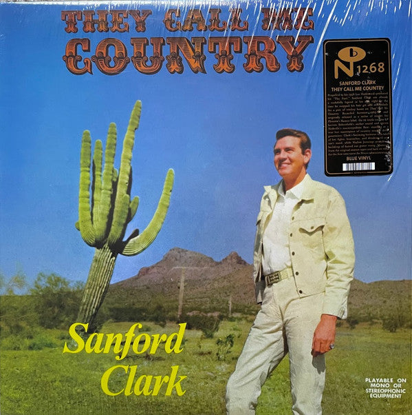 Sanford Clark- They Call Me Country - Limited Blue Colored Vinyl { VINYL LP }