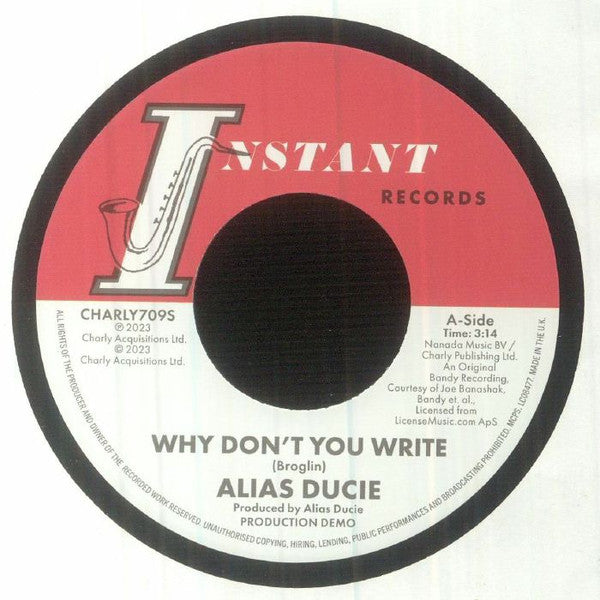 Why Don't You Write (Production Demo) / Why Don't You Write - Limited Remastered 7-Inch Vinyl { VINYL LP }