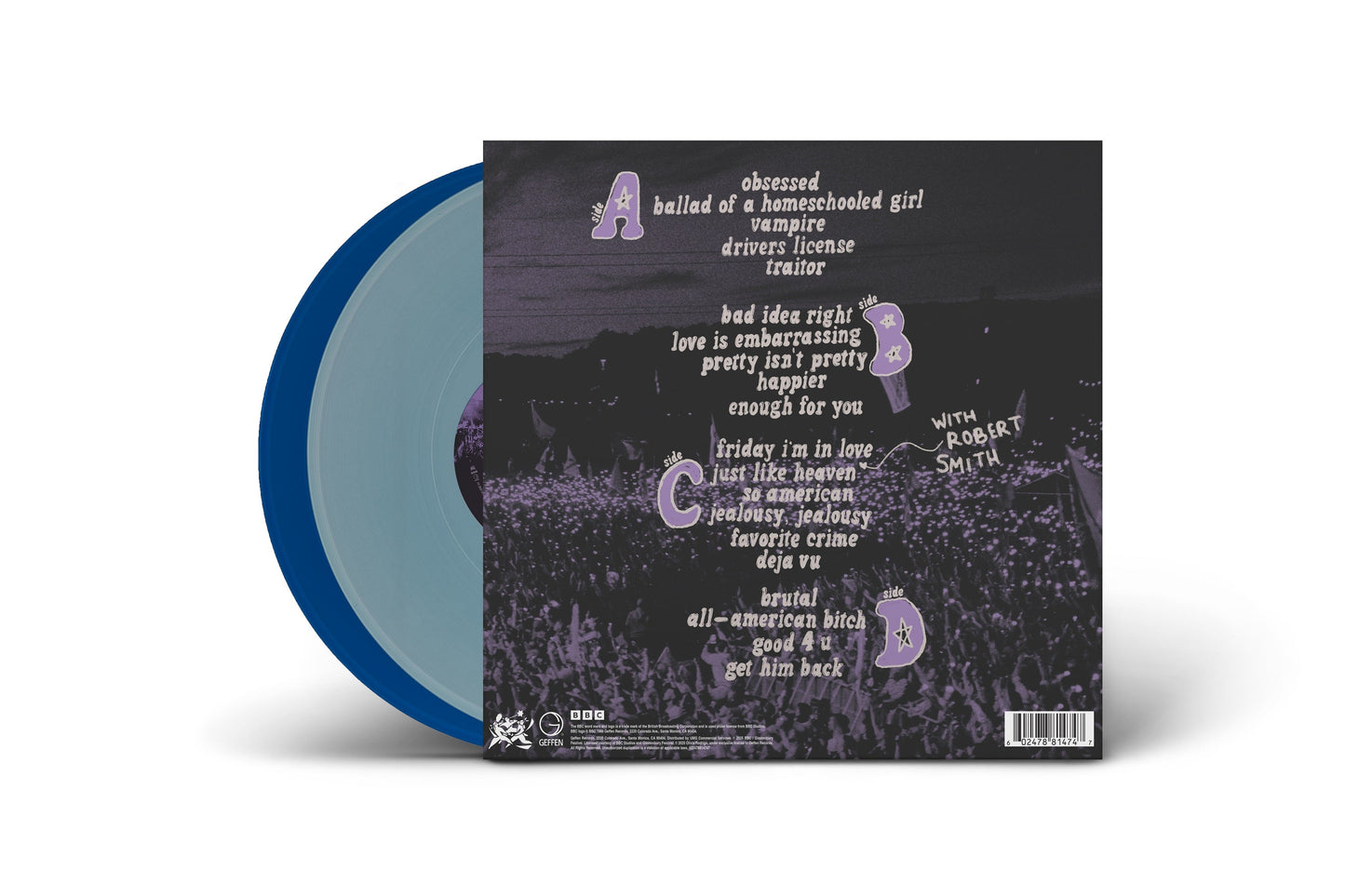 Olivia Rodrigo- Live From Glastonbury (A BBC Recording) [Light Blue/Cobalt 2 LP] { VINYL LP }