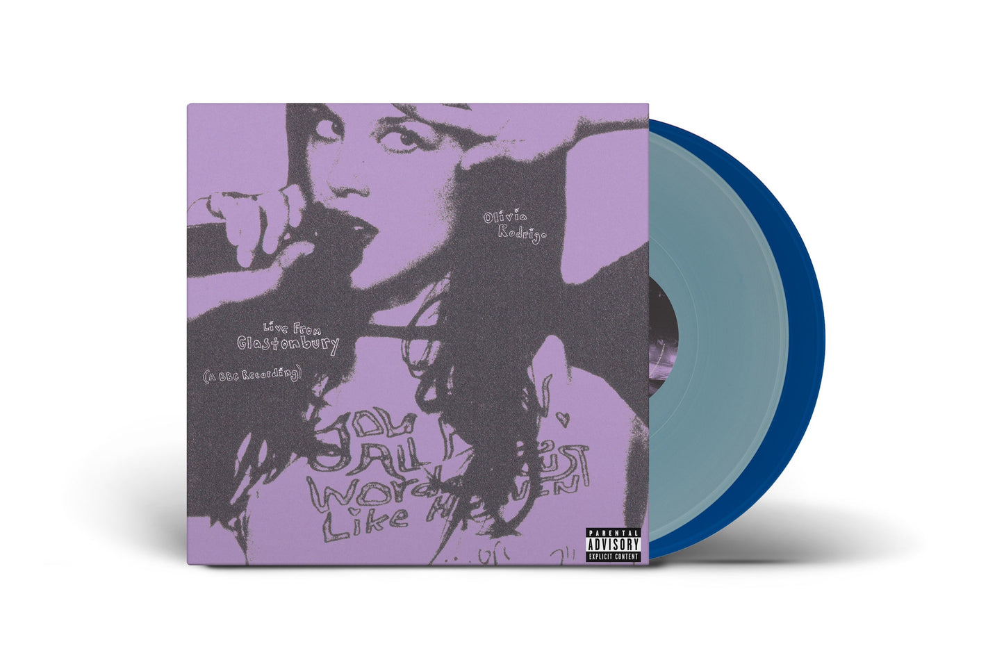 Olivia Rodrigo- Live From Glastonbury (A BBC Recording) [Light Blue/Cobalt 2 LP] { VINYL LP }