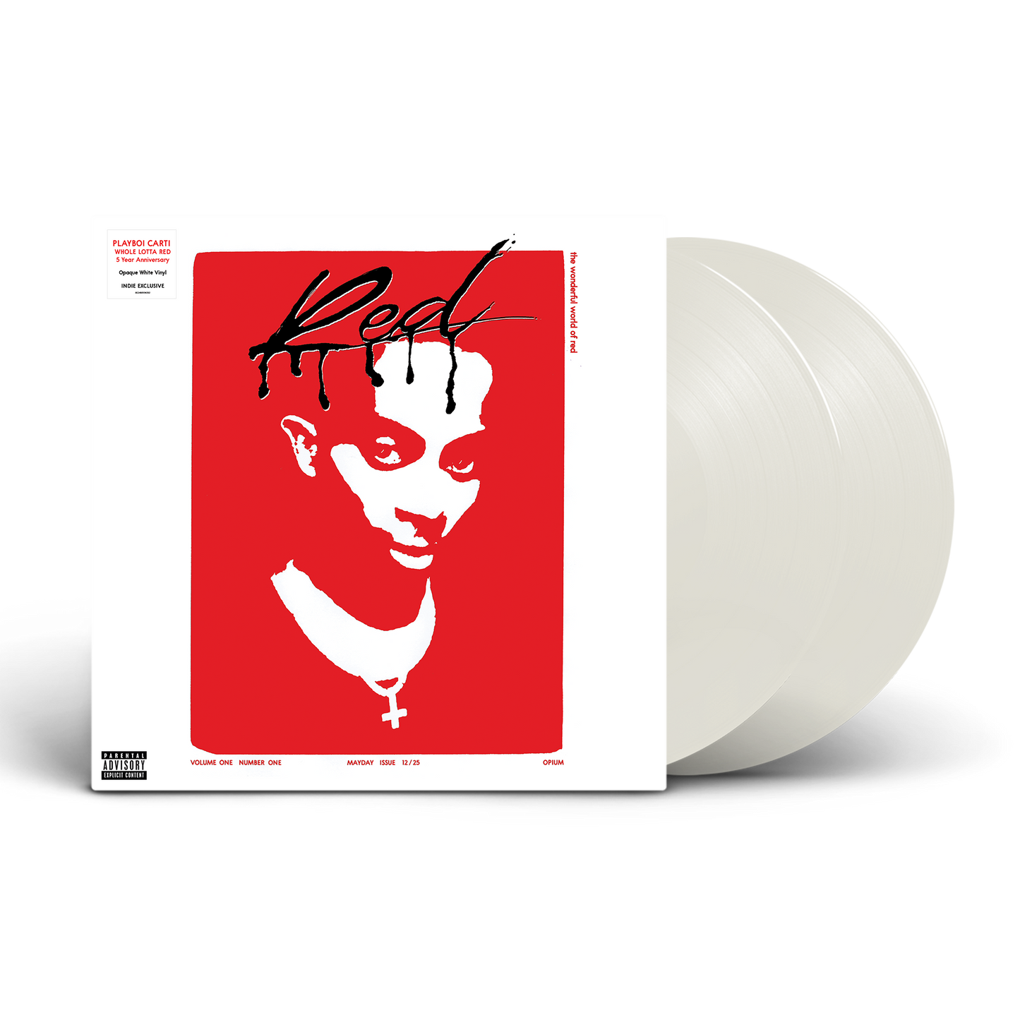Playboi Carti- Whole Lotta Red (5 Year Anniversary Edition) [Rain Cloud White 2 LP] [Alternate Cover] (Indie Exclusive Vinyl) { VINYL LP }