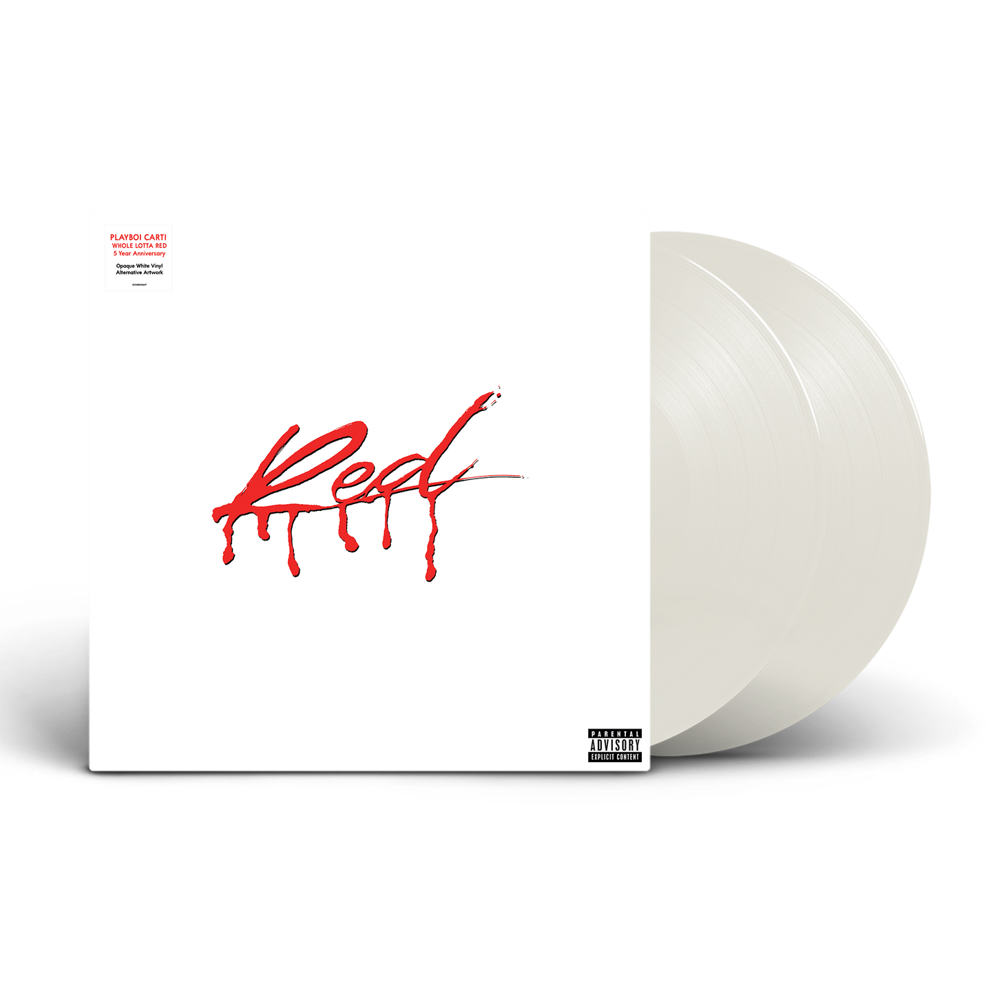 Playboi Carti- Whole Lotta Red (5 Year Anniversary Edition) [Rain Cloud White 2 LP] (Alternate Cover Art) { VINYL LP }