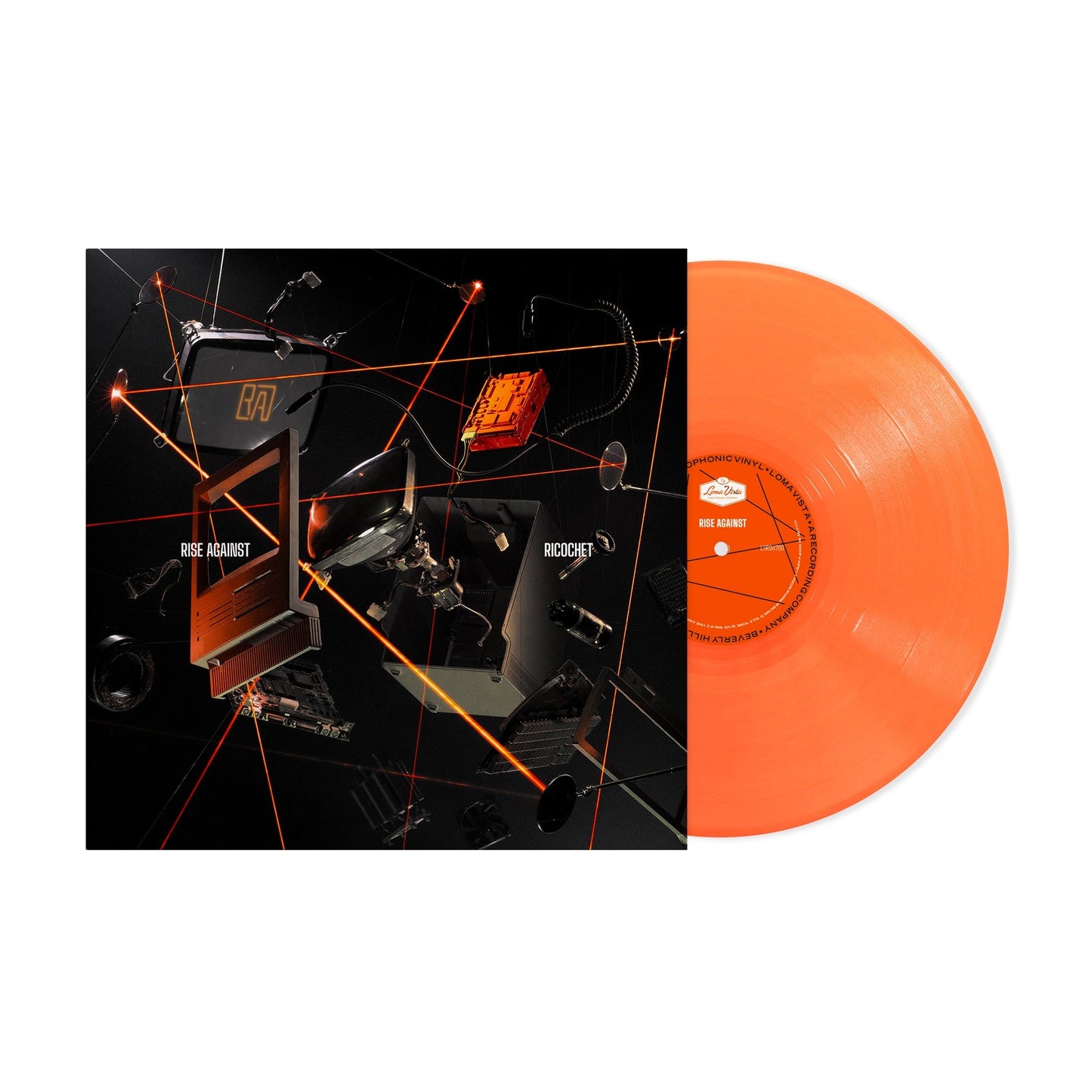 Rise Against- Ricochet [Neon Orange Vinyl] (Indie Exclusive Vinyl) { VINYL LP }