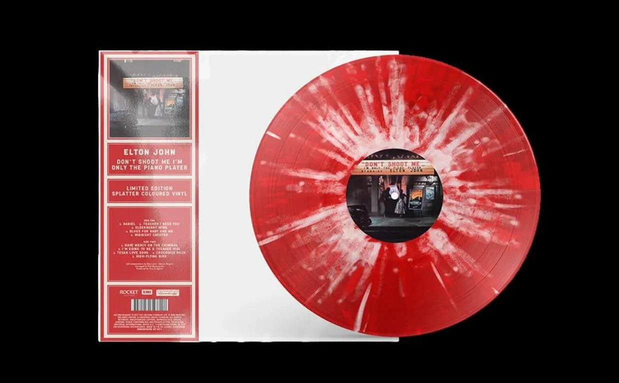 Elton John- Don't Shoot Me I'm Only The Piano Player [Red Splatter 180g LP] { VINYL LP }