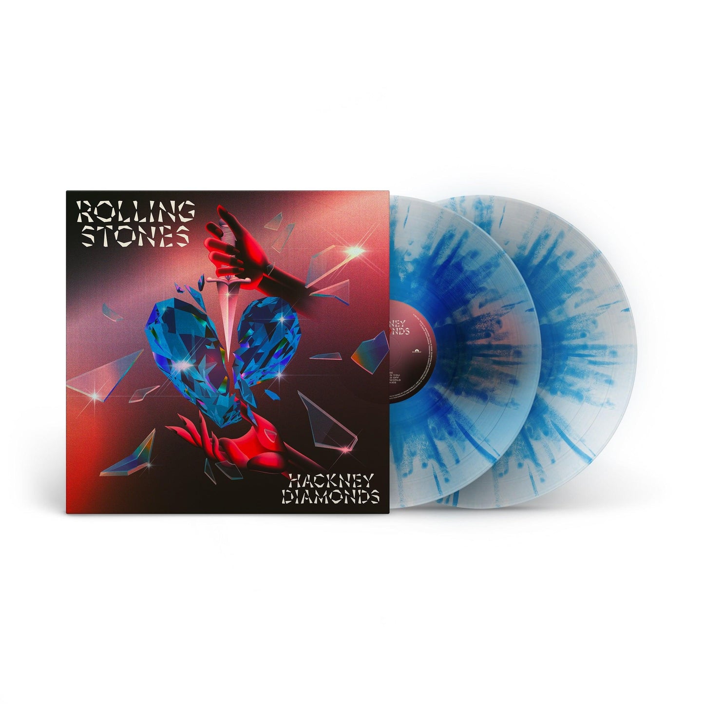 Rolling Stones- Hackney Diamonds (1 Year Anniversary) [Clear/Blue Splatter 2 LP] { VINYL LP }