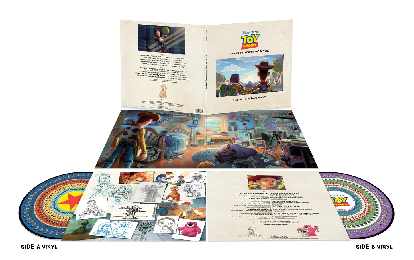 Toy Story: Songs To Infinity & Beyond (Randy Newman) (30th Anniversary Limited Edition Zoetrope Vinyl) { VINYL LP }