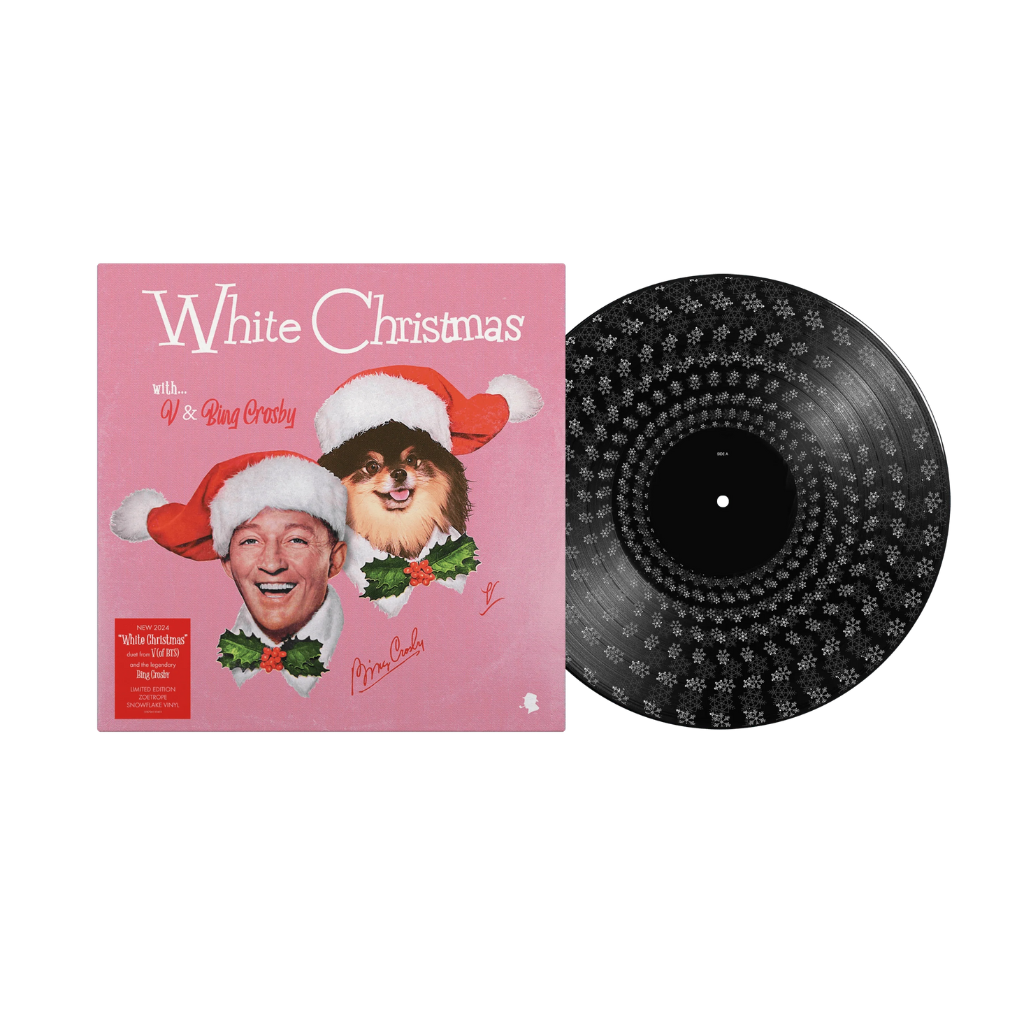 V x Bing Crosby- White Christmas (Zoetrope Picture Disc) { VINYL LP }