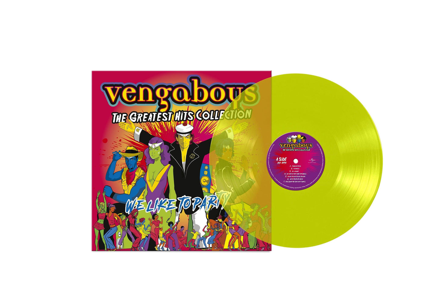 The Vengaboys- We Like To Party: The Greatest Hits Collection [Transparent Lime Green LP] { VINYL LP }