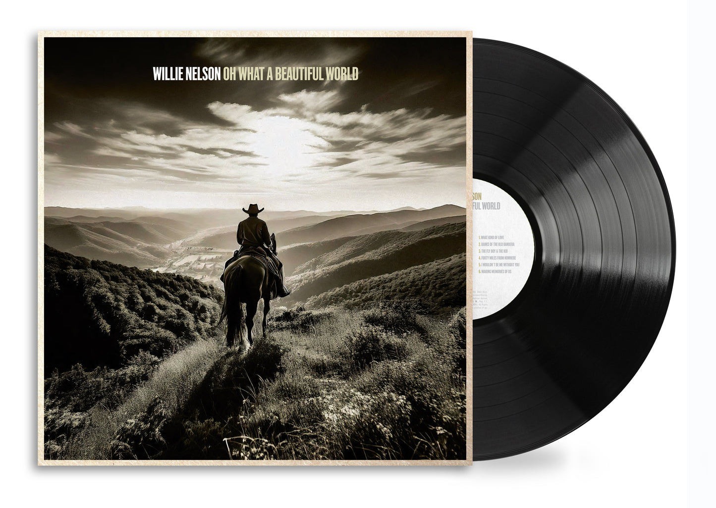 Willie Nelson- Oh What A Beautiful World { VINYL LP }