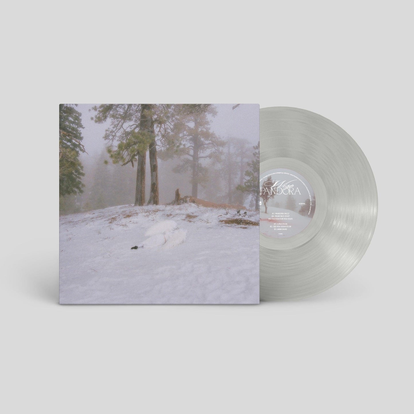 Wisp- Pandora [Translucent Milky Clear 12" EP] { VINYL LP }