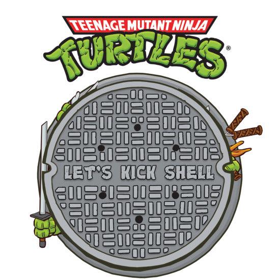 Teenage Mutant Ninja Turtles Let's Kick Shell! (Black Ice w/ Neon Green Splatter Vinyl) { VINYL LP }