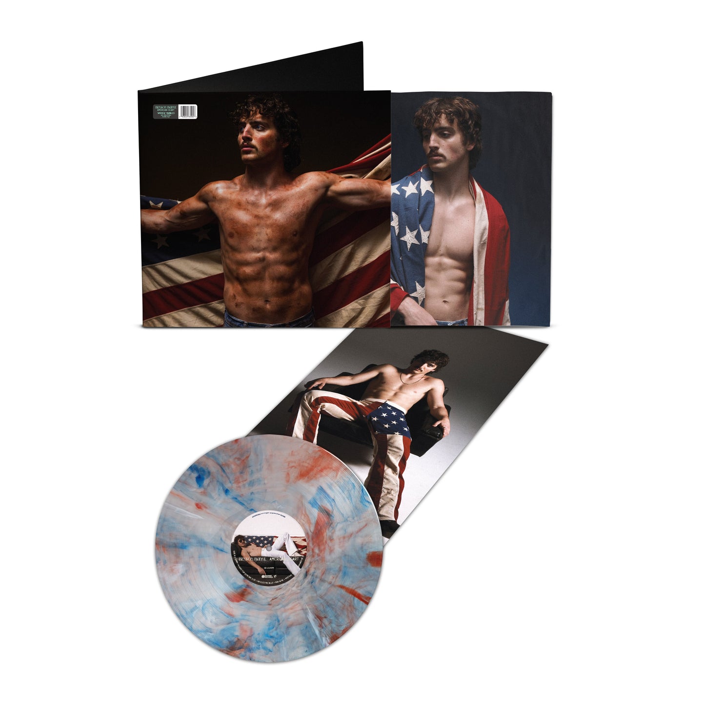 Benson Boone- American Heart (Red/White/Blue Marble Vinyl) { VINYL LP }