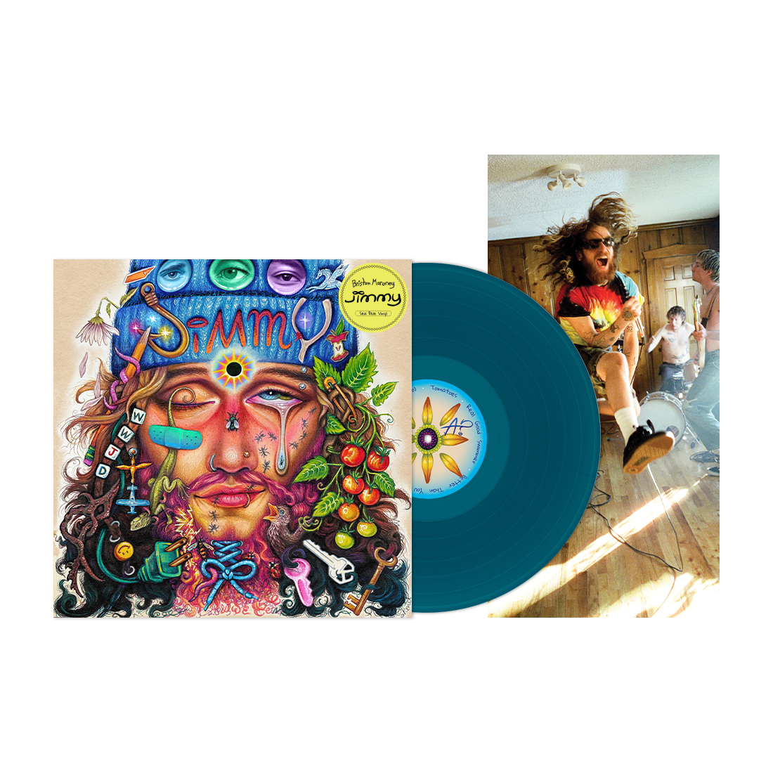 Briston Maroney- JIMMY (Sea Blue Vinyl) (w/ Ltd Ed 9"x12" print, while supplies last) { VINYL LP }