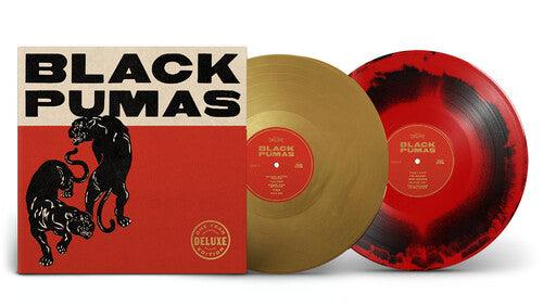 Black Pumas- Black Pumas (DLX Red/Black Vinyl) { VINYL LP }
