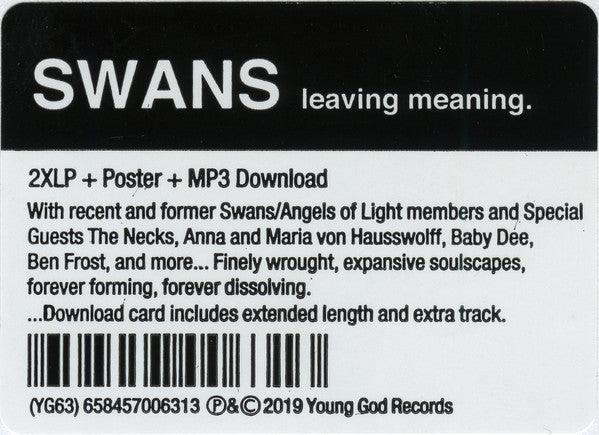 Swans- Leaving Meaning { VINYL LP }