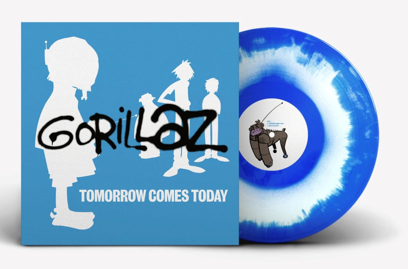 Gorillaz- Tomorrow Comes Today EP (White/Blue Vinyl) { VINYL LP }