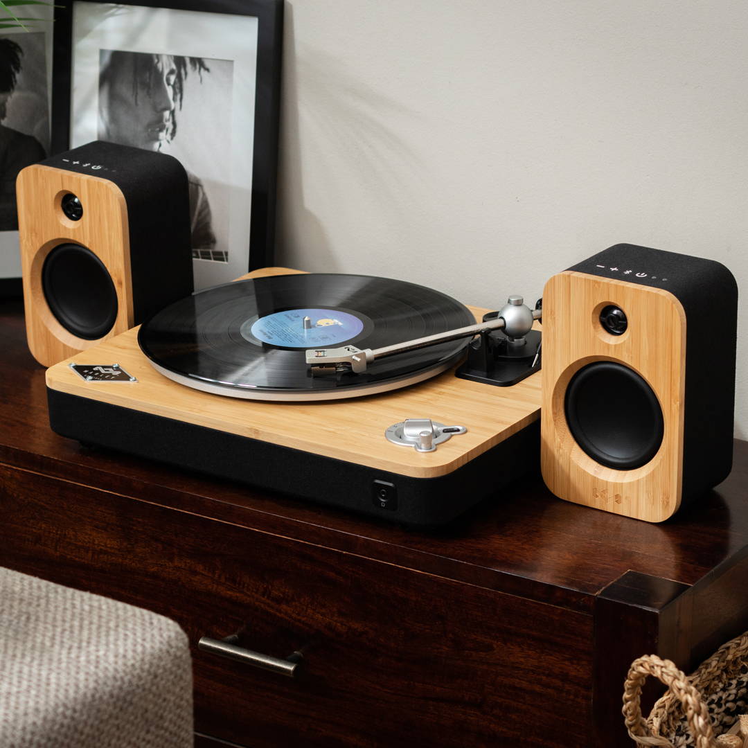 House of Marley - Get Together Duo Bookshelf Bluetooth Speakers