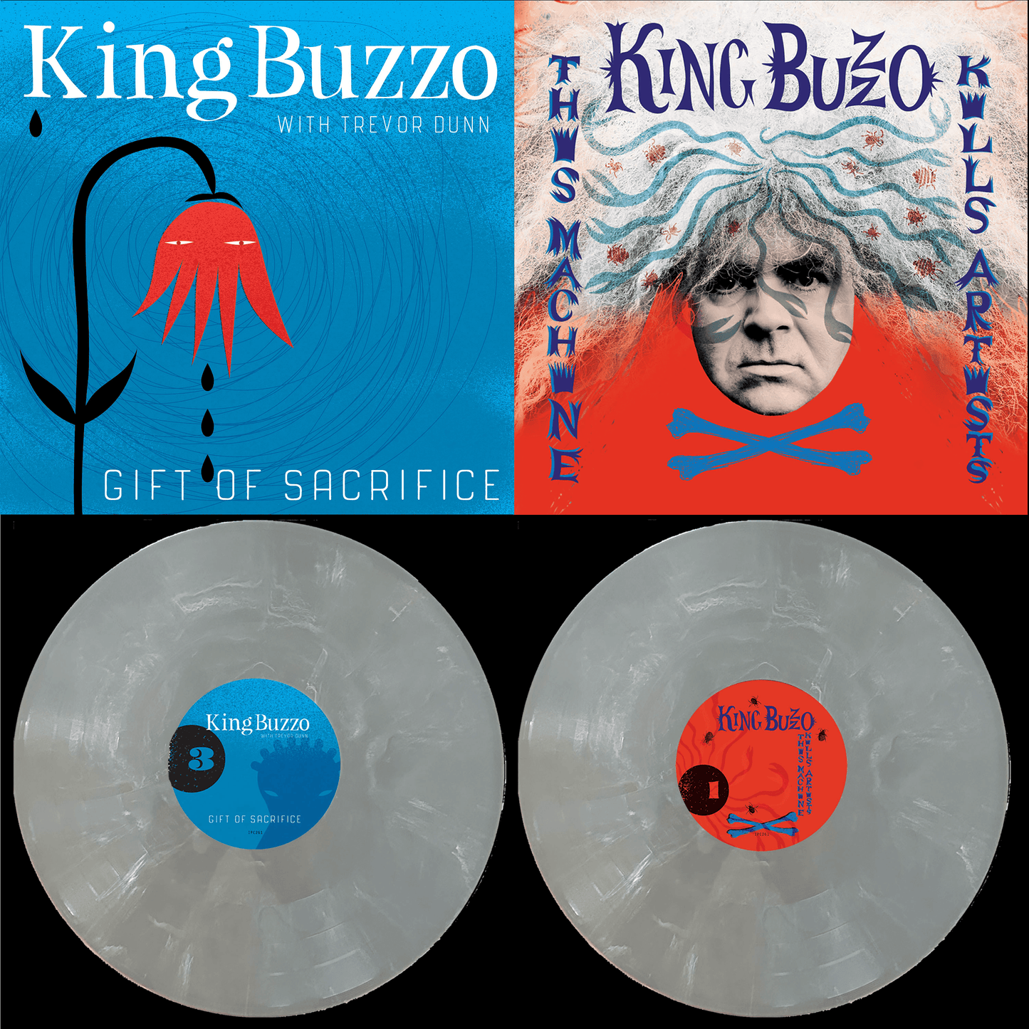 King Buzzo (Melvins)- This Machine Kills Artists & Gift Of Sacrifice (Indie Exclusive Vinyl) { VINYL LP }
