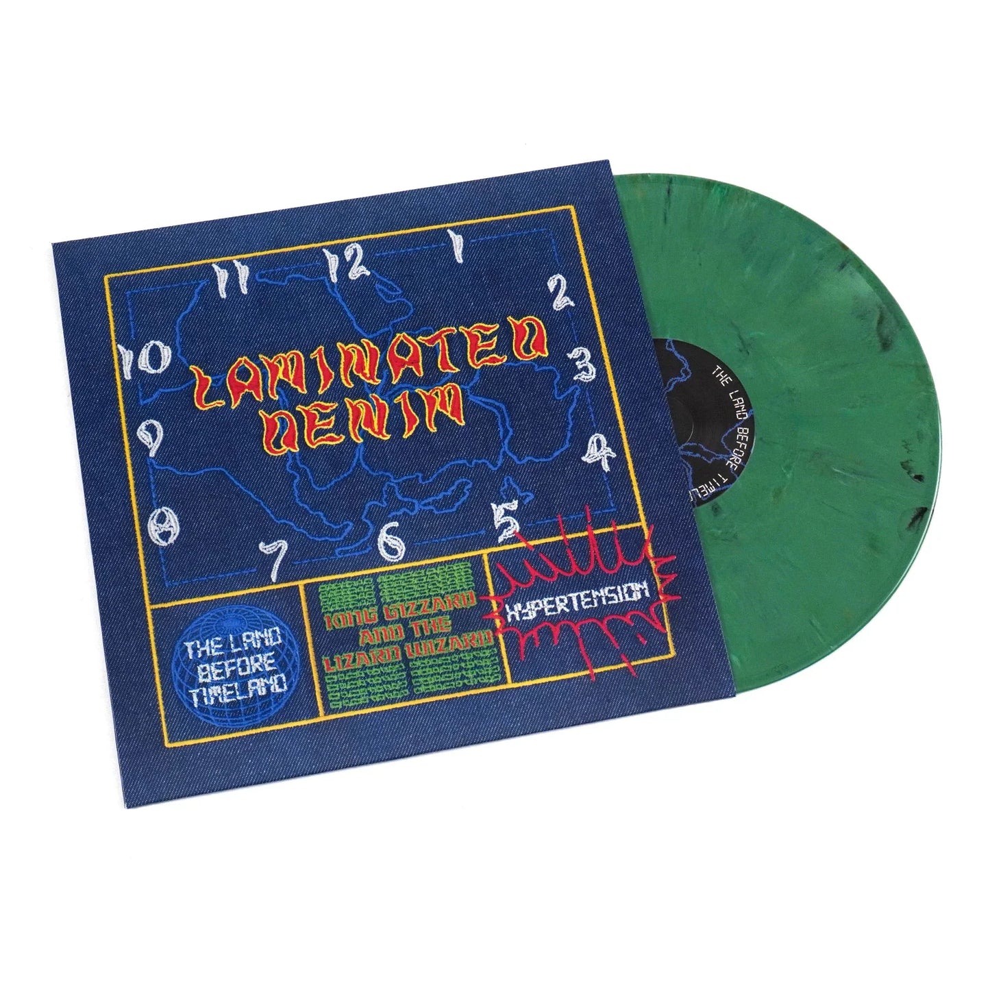 King Gizzard and the Lizard Wizard- Laminated Denim (Lucky Rainbow Edition) (DAMAGED) { VINYL LP }