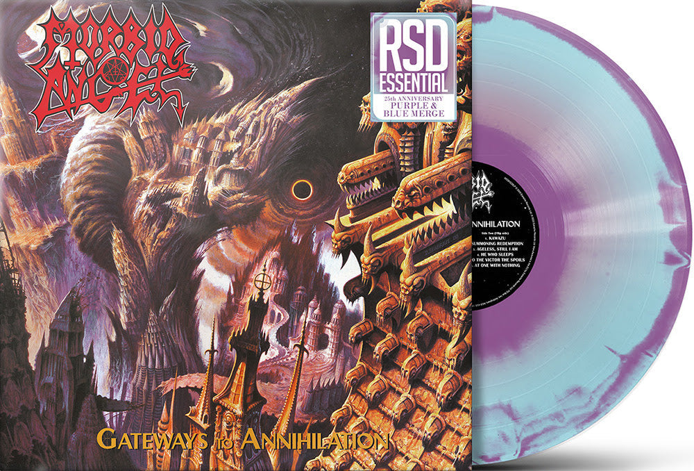 Morbid Angel- Gateways To Annihilation (Purple Blue Merge Vinyl) (RSD Essential) (DAMAGED) { VINYL LP }