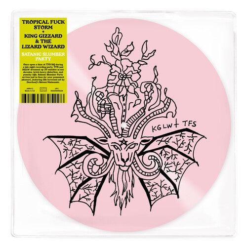 King Gizzard and the Lizard Wizard/Tropical Fuck Storm- Satanic Slumber Party EP (Ltd Pink Silkscreened Vinyl) { VINYL LP }