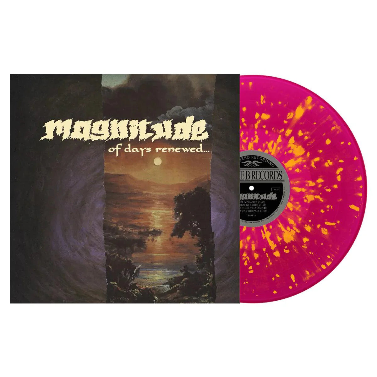 Magnitude- Of Days Renewed... (Clear Purple w/Orange Splatter) { VINYL LP }