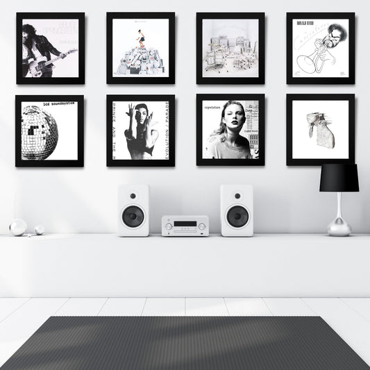 Show and Listen - Black Record Frame - Eight Pack