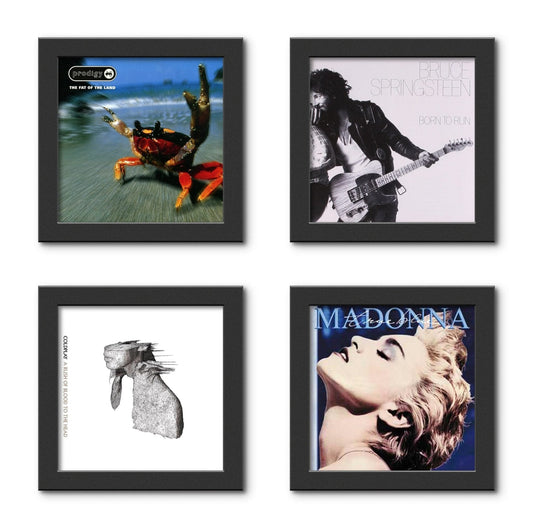 Show and Listen - Black Record Frame – Four Pack