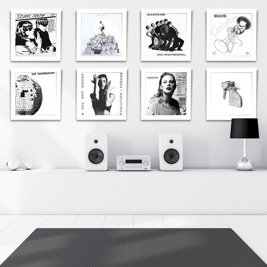 Show and Listen - White Record Frame – Eight Pack