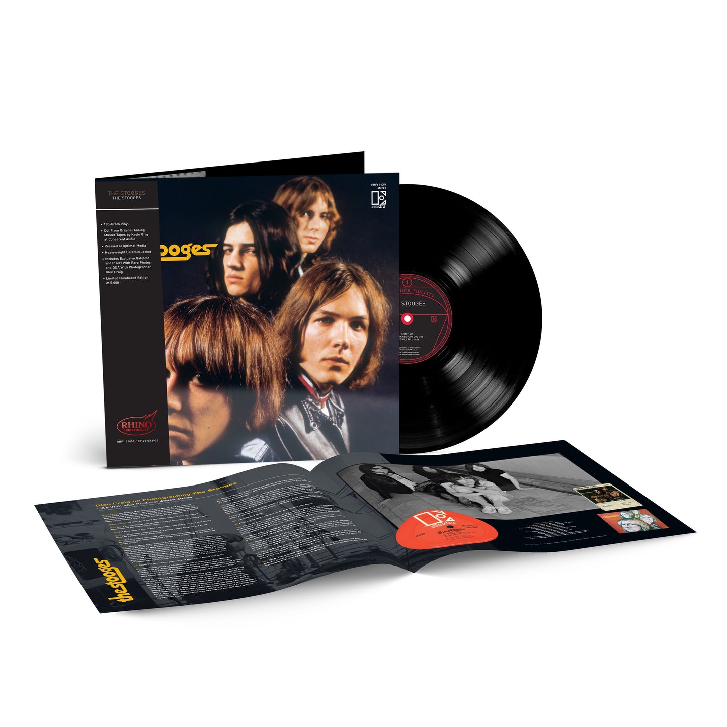 The Stooges- The  Stooges (Elektra 75) (Hi-Fi) { VINYL LP }
