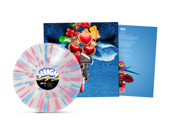 Sleigh Bells- Bunky Becky Birthday Boy (Clear with Pink & Blue Splatter Vinyl) { VINYL LP }