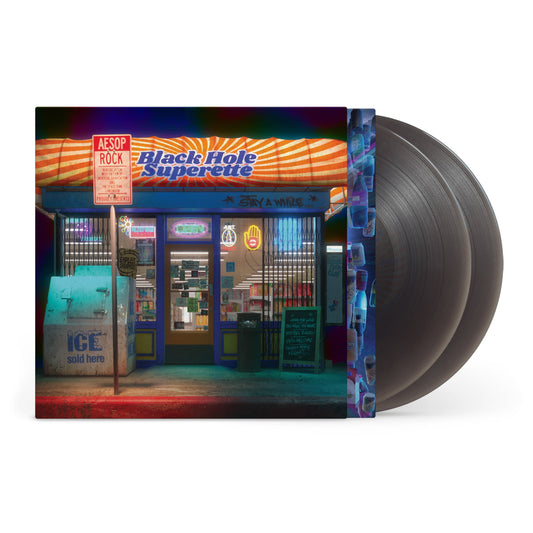 Aesop Rock- Black Hole Superette (Black Ice 2LP & Rainbow Foil Jacket) { VINYL LP }