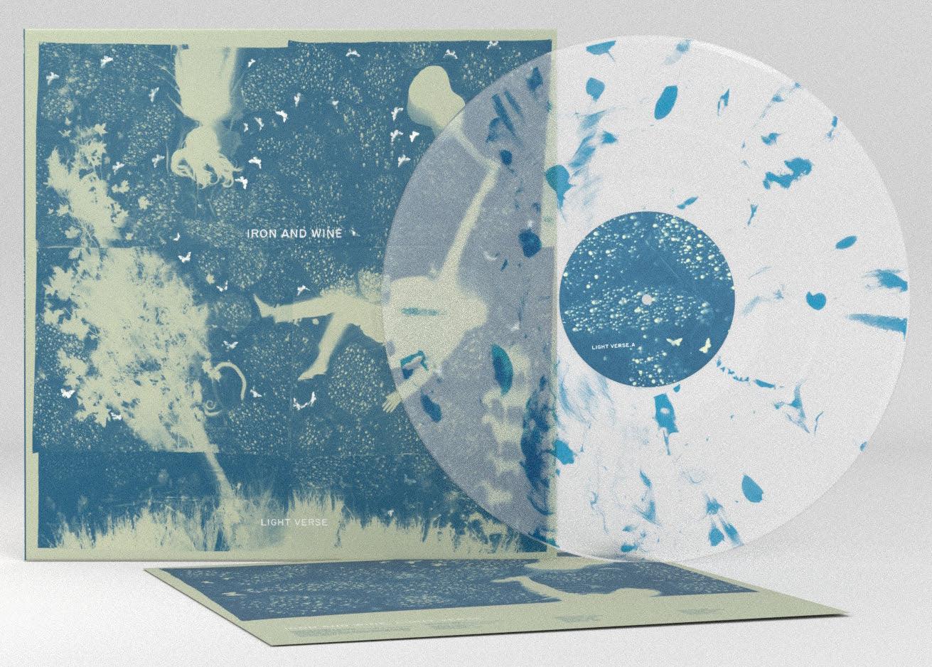 Iron & Wine- Light Verse (Clear w/ Blue Swirl Vinyl) (Loser Ed) { VINYL LP }