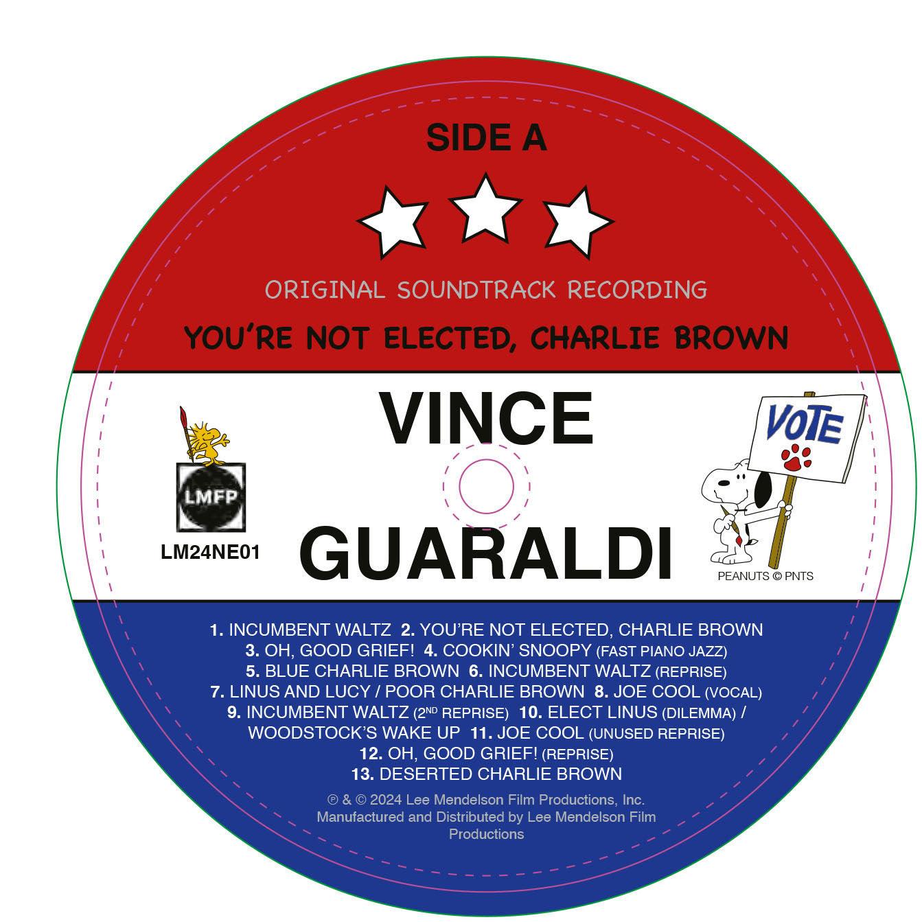 Vince Guaraldi- You're Not Elected, Charlie Brown (RSD Essential) { VINYL LP }