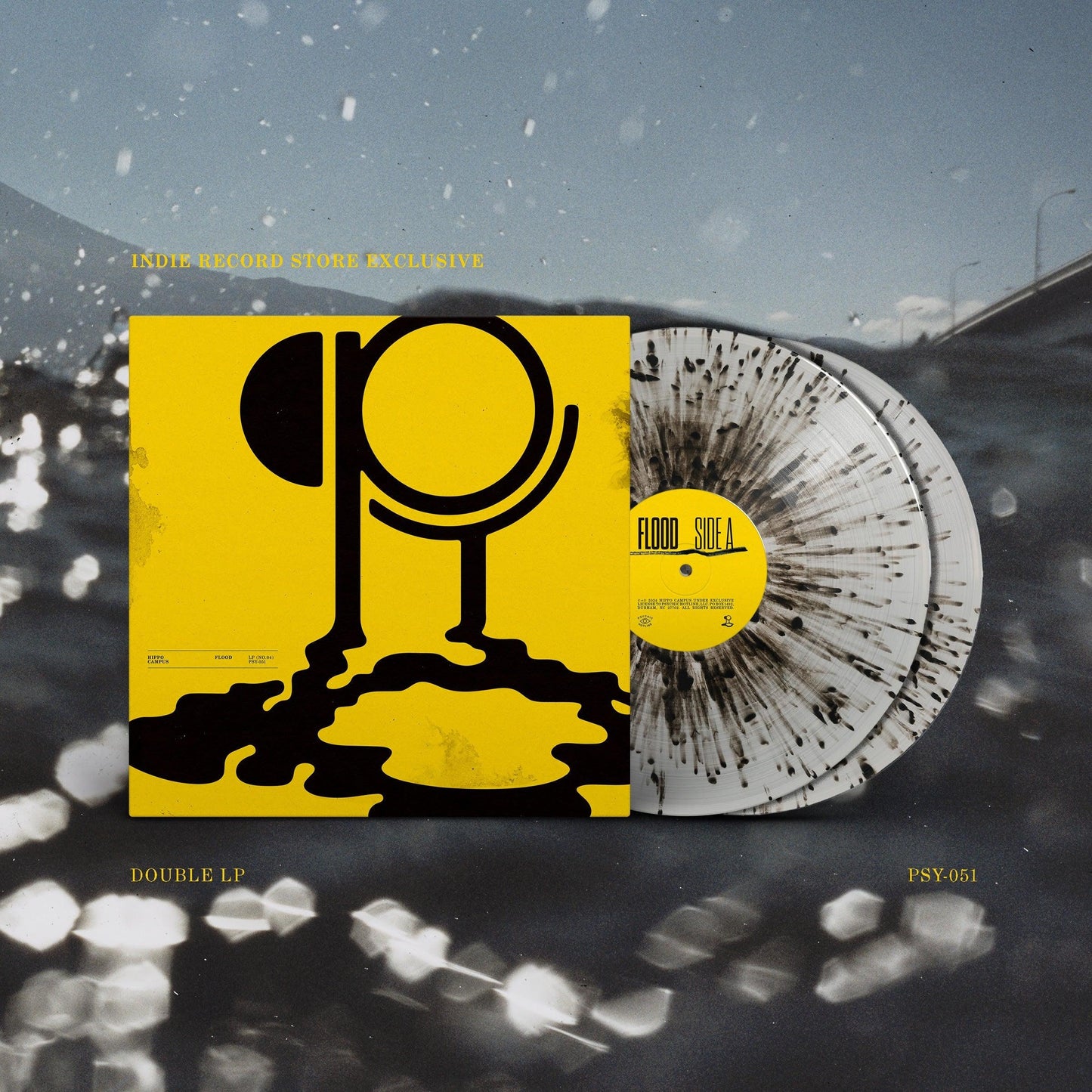 Hippo Campus- Flood (Indie Exclusive Vinyl) (Clear Galaxy 2x Vinyl LP) { VINYL LP }