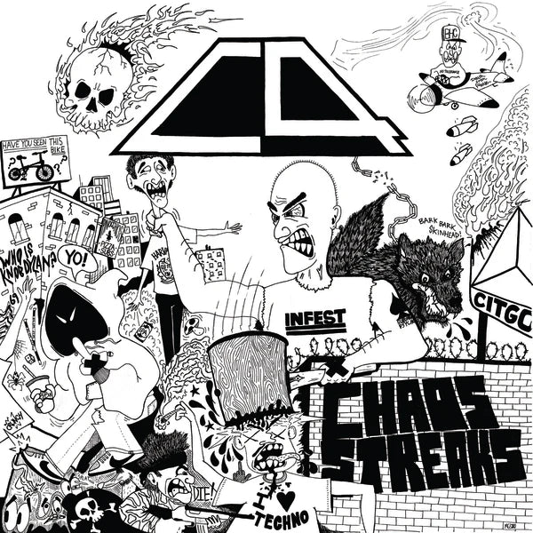 C4- Chaos Streaks (Gusher Poop w/ Corn Kernel Splatter Vinyl) { VINYL LP }