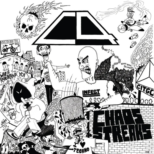 C4- Chaos Streaks (Gusher Poop w/ Corn Kernel Splatter Vinyl) { VINYL LP }