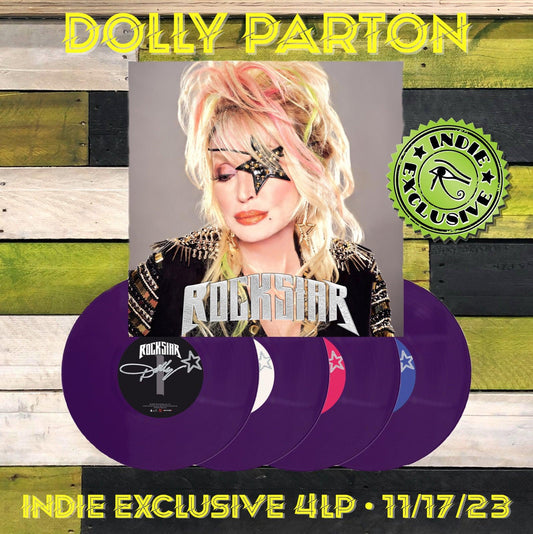 Dolly Parton- Rockstar [Deep Purple 4LP] [Alternate Cover] (Indie Exclusive Vinyl) { VINYL LP }