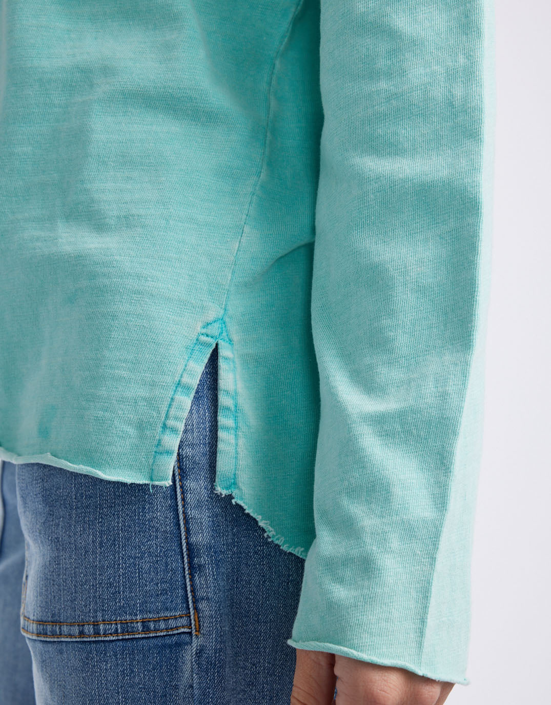 Henley Sunset Top - Seaglass
