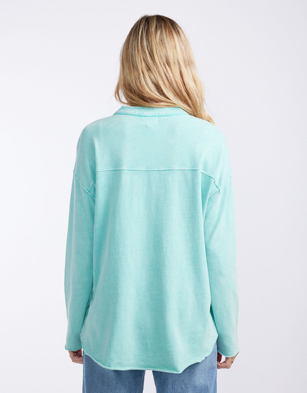 Henley Sunset Top - Seaglass