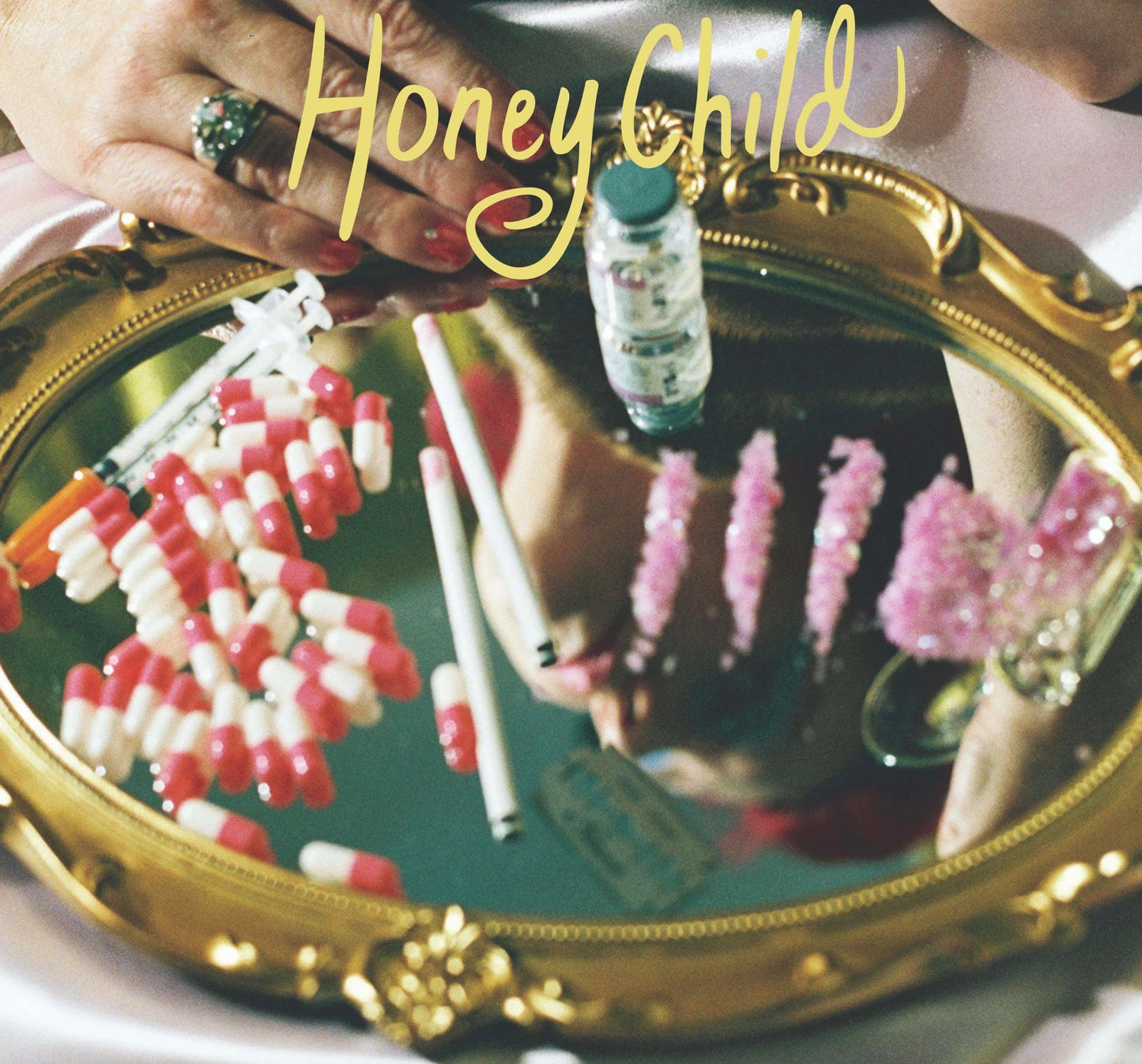 Honey Child- Starving Hearts (Opaque Pink) (In The Q Records) { VINYL LP }